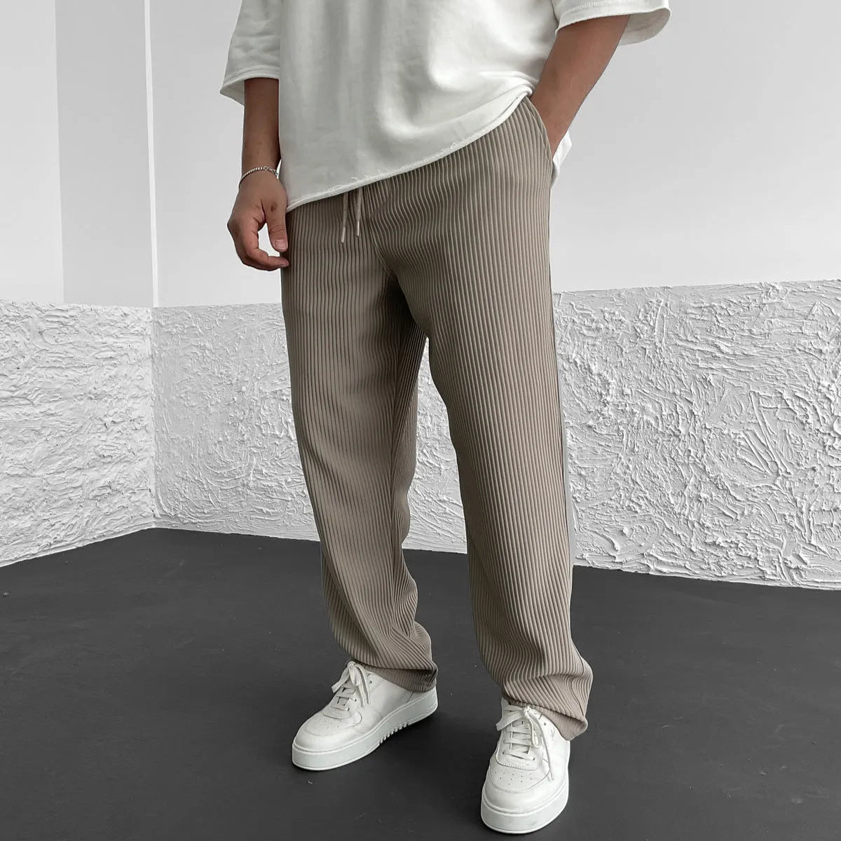DUMONT LYON | PANTALON EN MAILLE CÔTELÉE