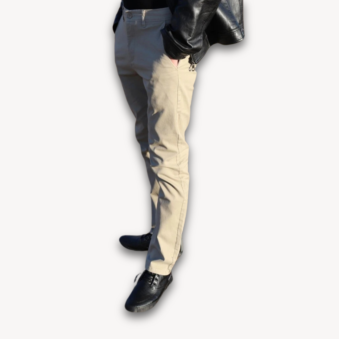 Marcello | Pantalons Chino à Jambe Ajustée