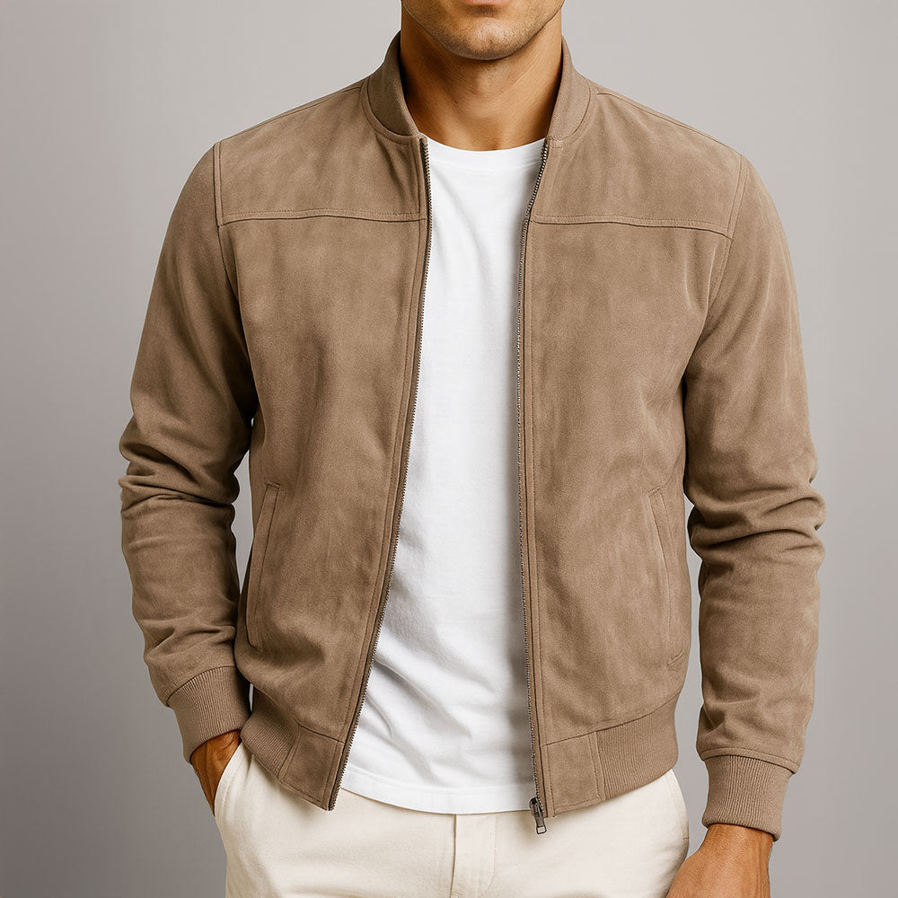 DUMONT LYON | VESTE EN CUIR SUEDE URBAINE