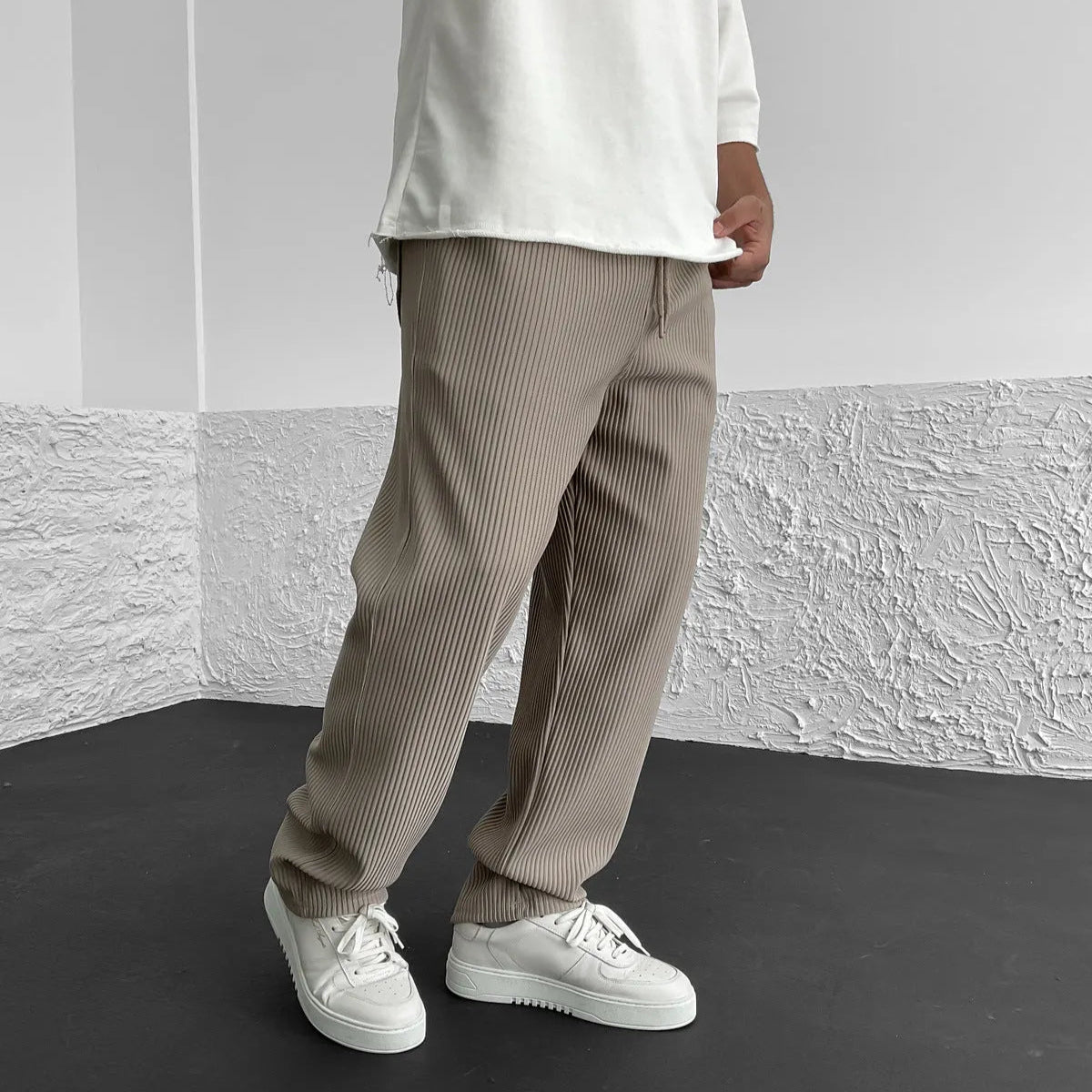 DUMONT LYON | PANTALON EN MAILLE CÔTELÉE