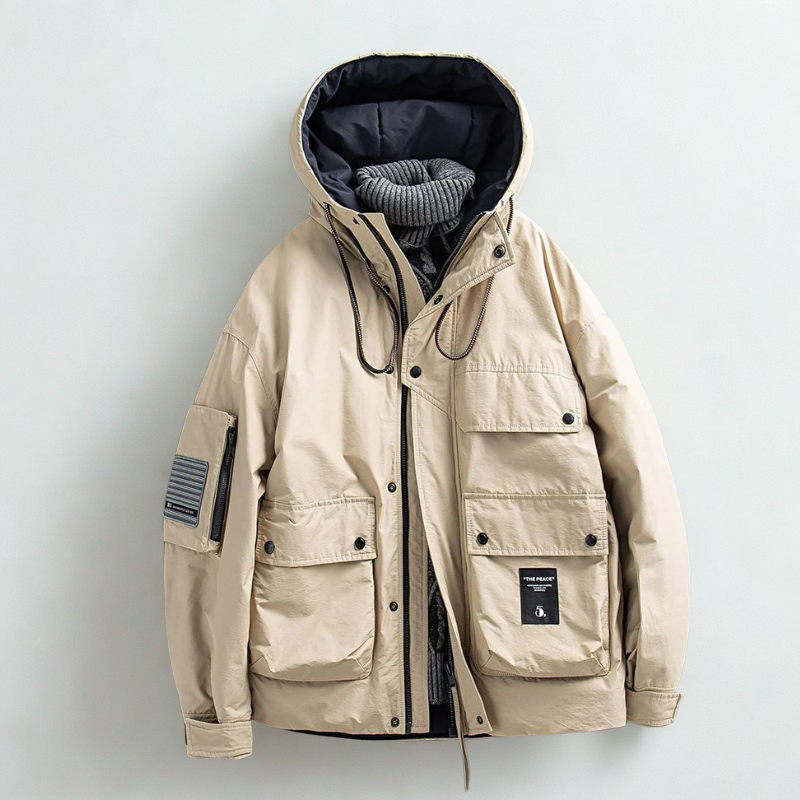 Parka Urbaine Imperméable Pour Homme