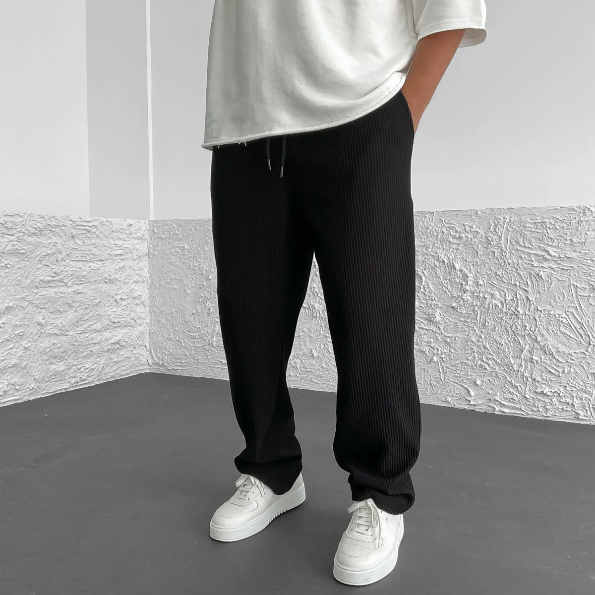 DUMONT LYON | PANTALON EN MAILLE CÔTELÉE
