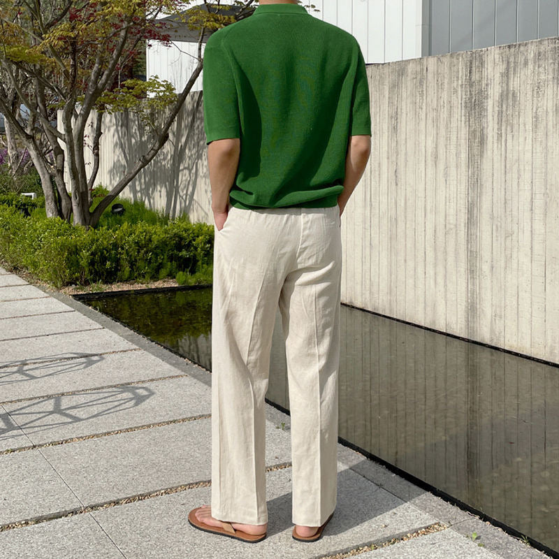 Kyoto | Pantalons en Lin avec Cordon