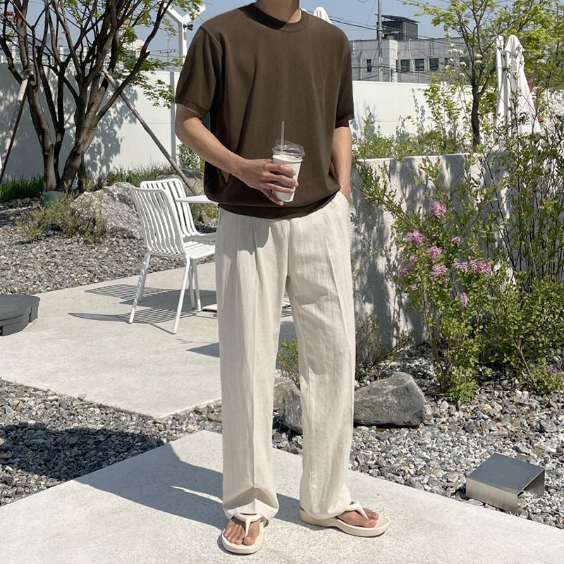Kyoto | Pantalons en Lin avec Cordon