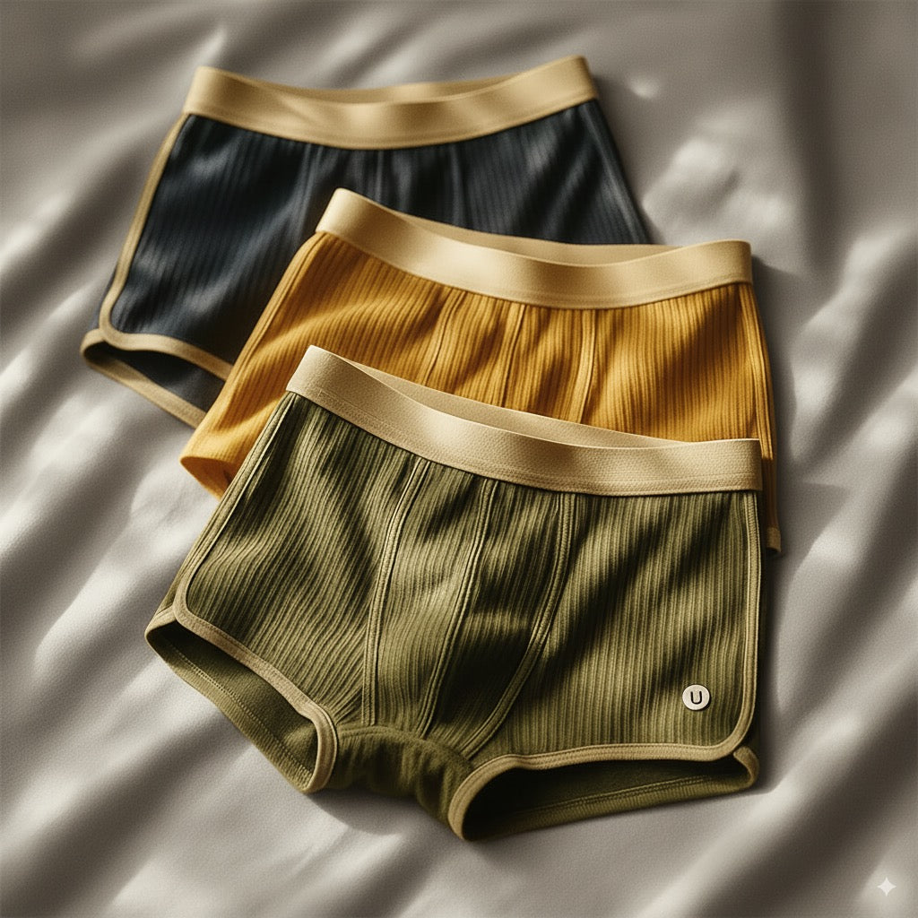 DUMONT LYON | BOXER EN COTON BIOLOGIQUE POUR HOMME (lot de 3)