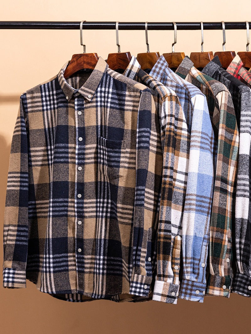 DUMONT LYON | CHEMISE À CARREAUX POUR HOMME MODERNE