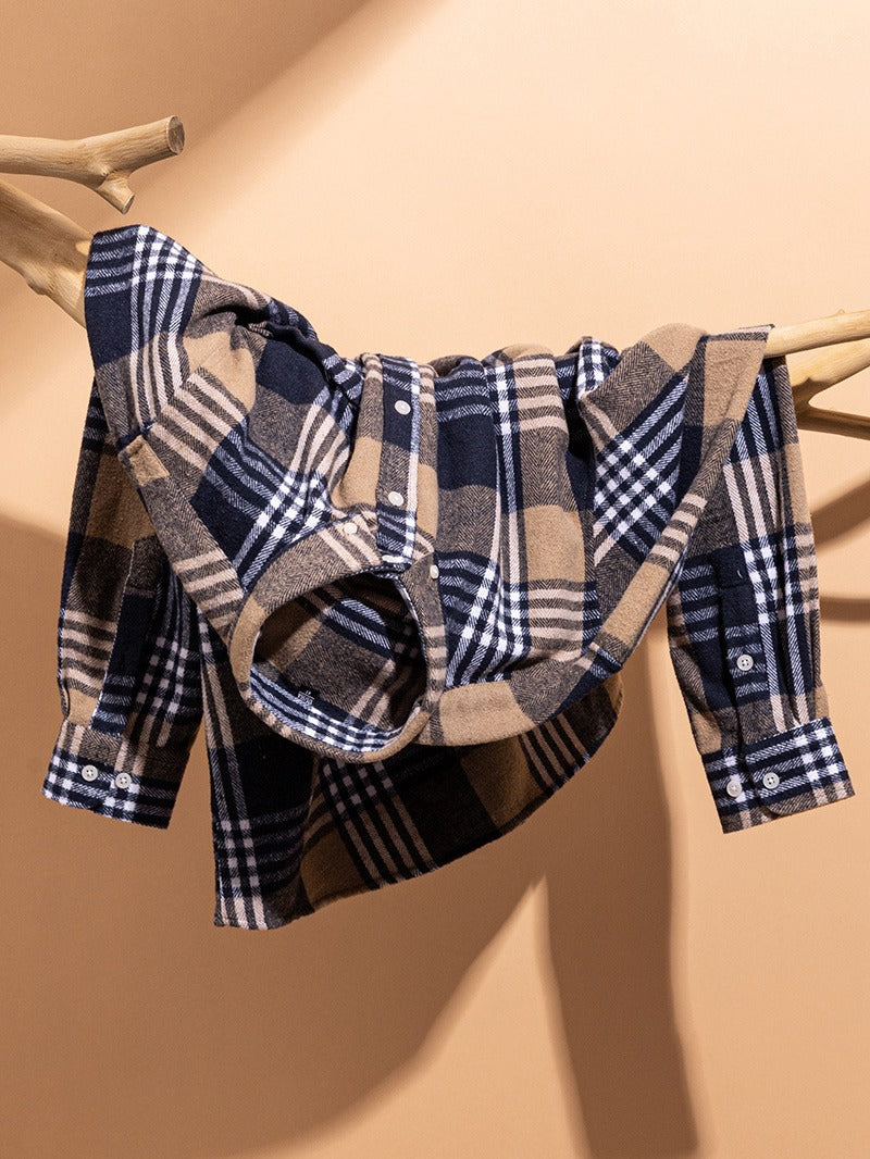 DUMONT LYON | CHEMISE À CARREAUX POUR HOMME MODERNE