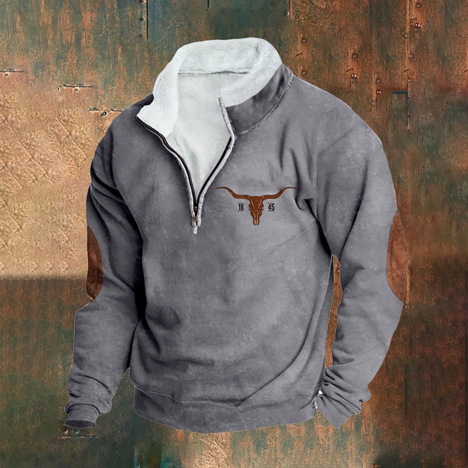 DUMONT LYON | PULL AVEC ZIP À QUARTS DE TENDANCE