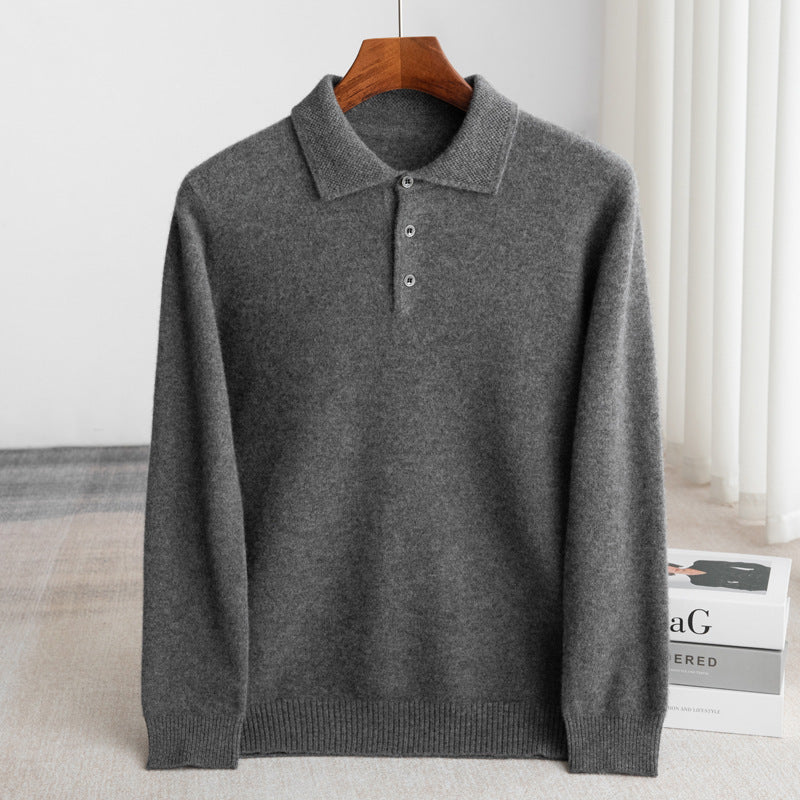 DUMONT LYON | PULL POLO HOMME CLASSIQUE (laine haut de gamme)
