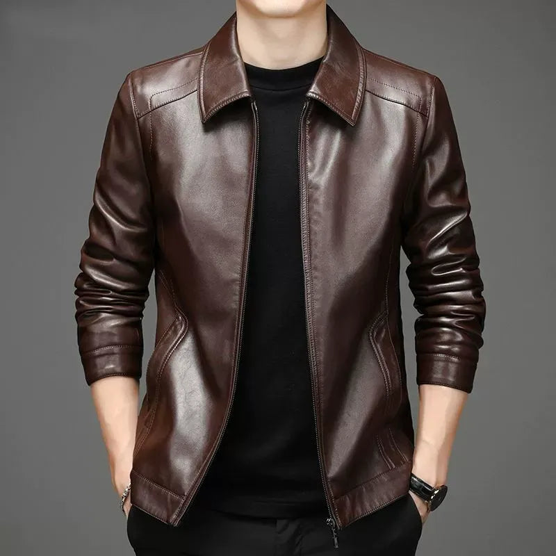 DUMONT LYON | VESTE EN CUIR DÉCONTRACTÉE POUR HOMME