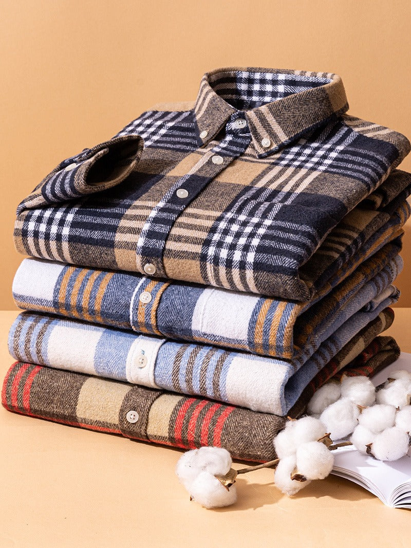 DUMONT LYON | CHEMISE À CARREAUX POUR HOMME MODERNE