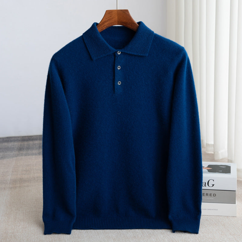 DUMONT LYON | PULL POLO HOMME CLASSIQUE (laine haut de gamme)