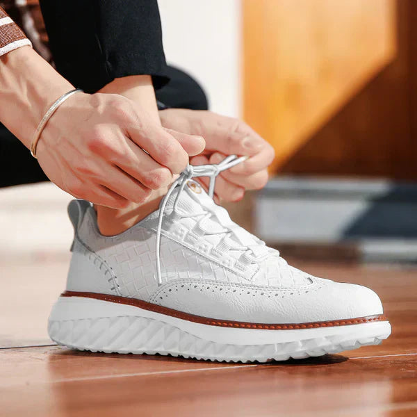 DUMONT LYON | BASKETS EN CUIR OXFORD RIDGE