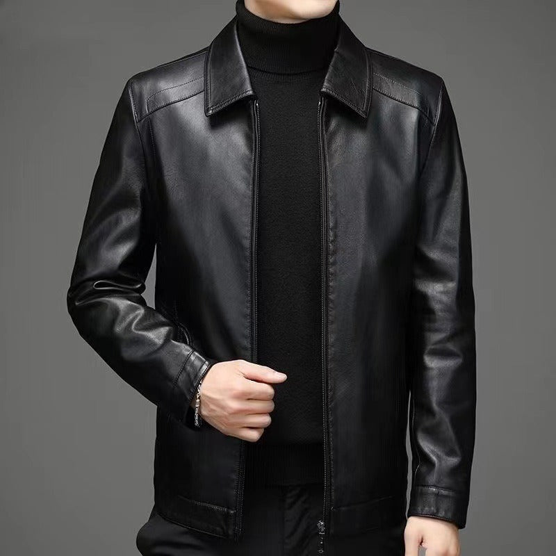 DUMONT LYON | VESTE EN CUIR DÉCONTRACTÉE POUR HOMME