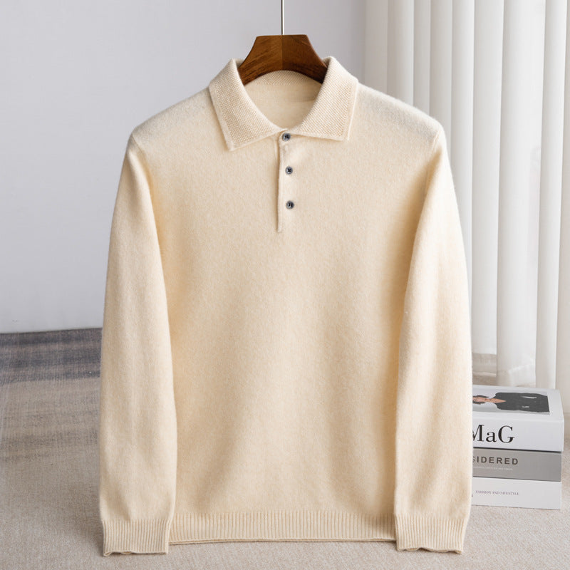 DUMONT LYON | PULL POLO HOMME CLASSIQUE (laine haut de gamme)