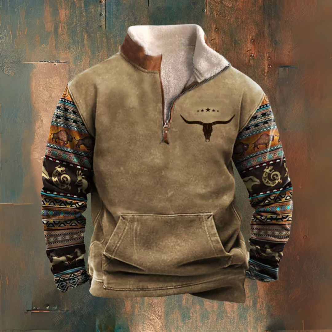 DUMONT LYON | PULL AVEC MOITIÉ ZIP