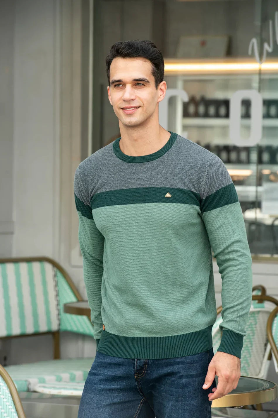DUMONT LYON | PULL HOMME À COL ROND