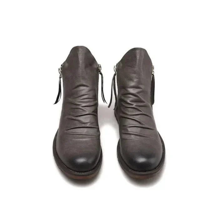 DUMONT LYON | BOTTES EN CUIR ROYAL