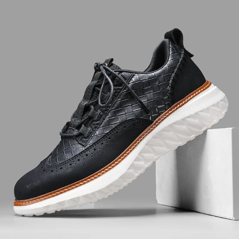 DUMONT LYON | BASKETS EN CUIR OXFORD RIDGE