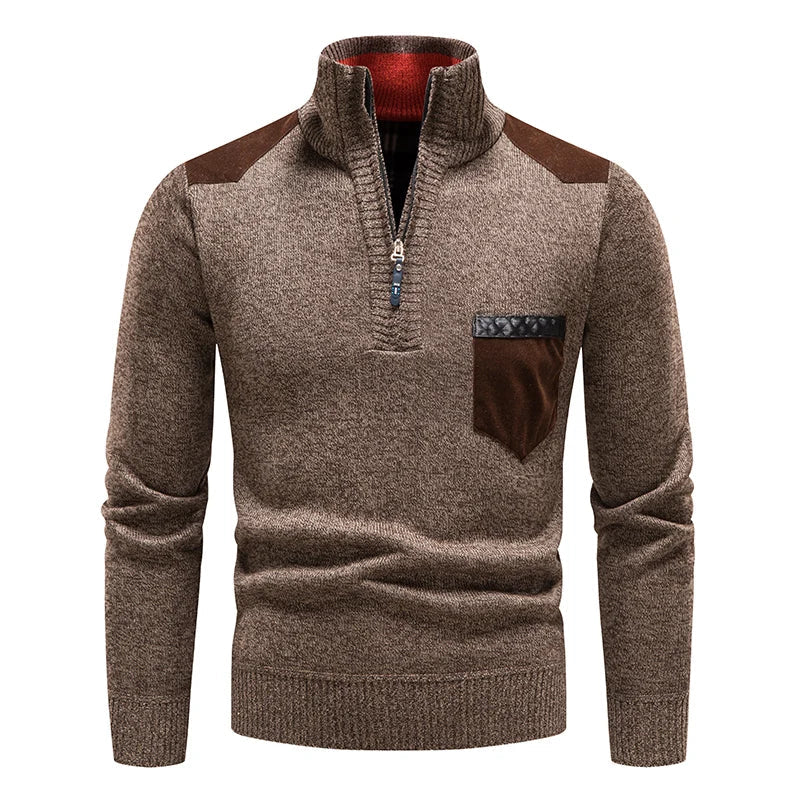 DUMONT LYON | PULL HOMME EN POLAIRE AVEC ZIP