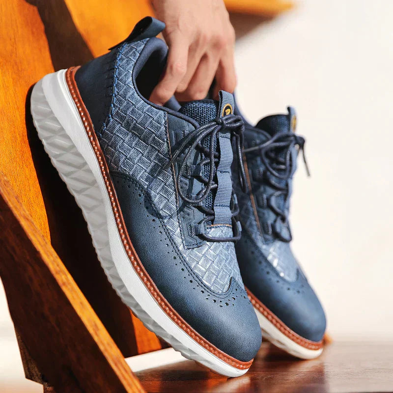DUMONT LYON | BASKETS EN CUIR OXFORD RIDGE