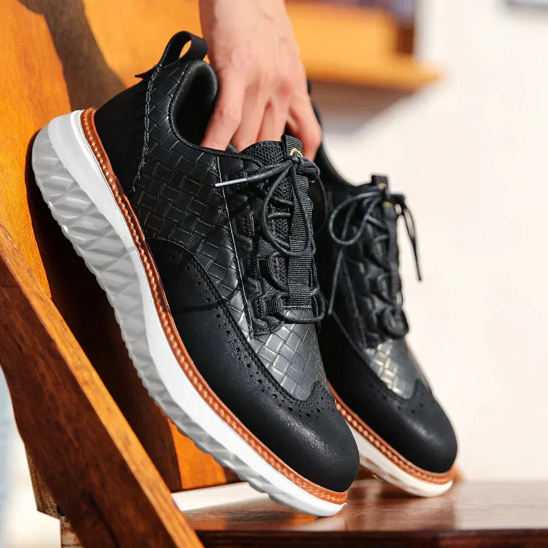 DUMONT LYON | BASKETS EN CUIR OXFORD RIDGE