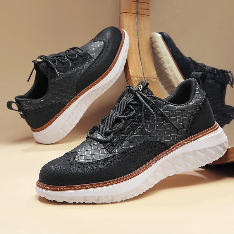 DUMONT LYON | BASKETS EN CUIR OXFORD RIDGE