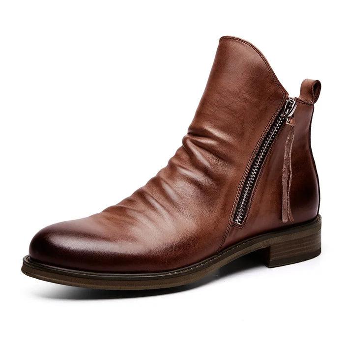 DUMONT LYON | BOTTES EN CUIR ROYAL