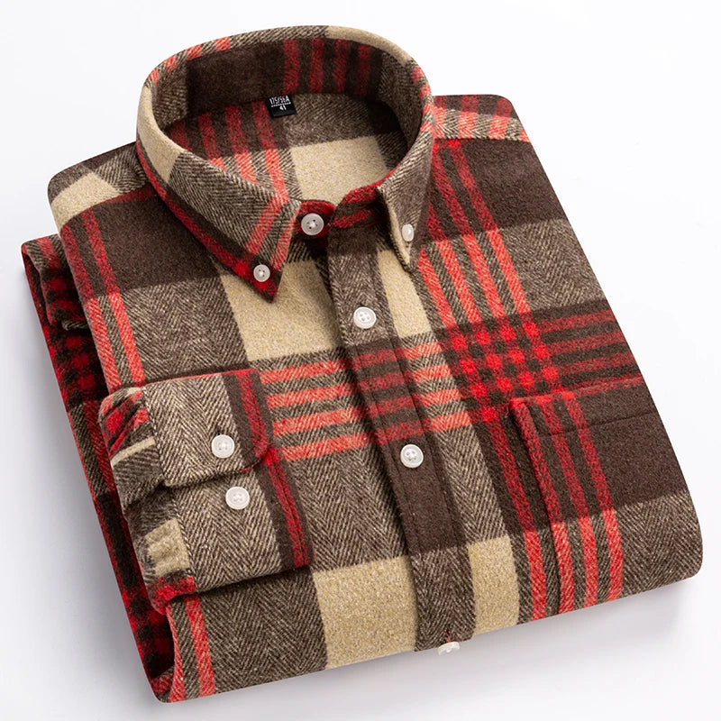 DUMONT LYON | CHEMISE À CARREAUX POUR HOMME MODERNE