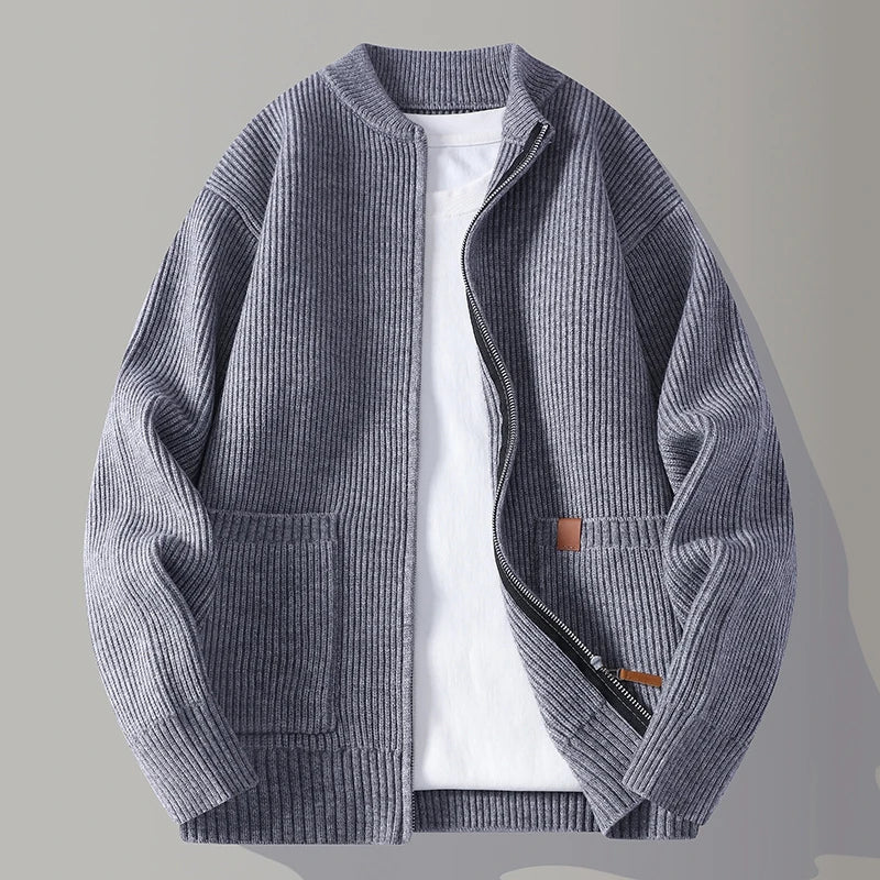 DUMONT LYON | VESTE ZIP HOMME À CÔTES