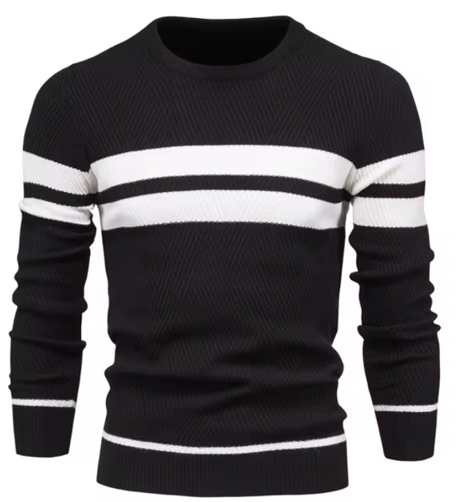 DUMONT LYON | PULL ÉLÉGANT POUR HOMME AVEC MOTIF EN CHEVRONS