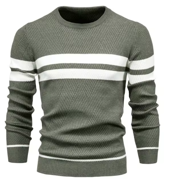 DUMONT LYON | PULL ÉLÉGANT POUR HOMME AVEC MOTIF EN CHEVRONS