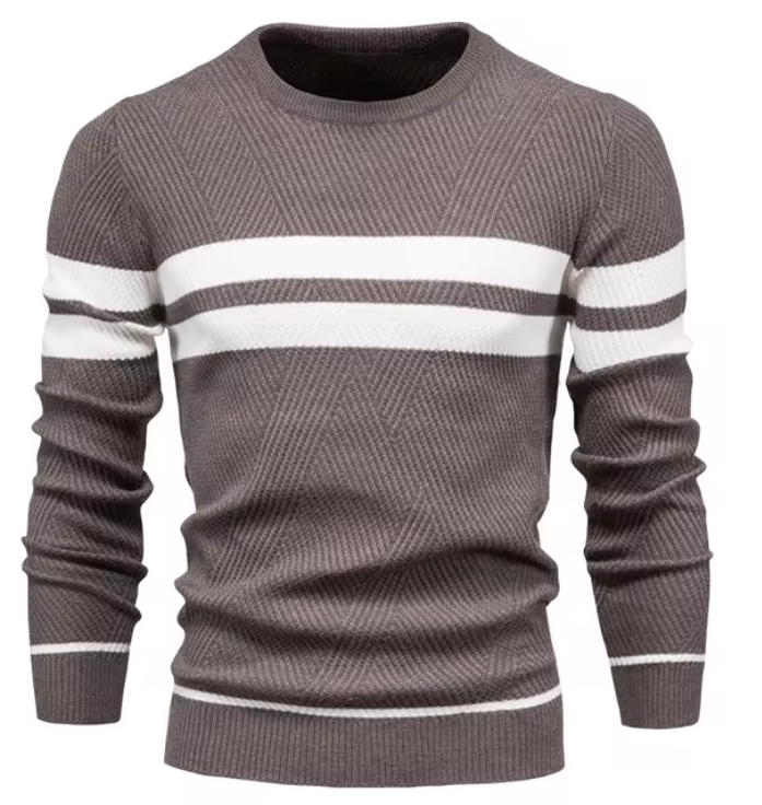 DUMONT LYON | PULL ÉLÉGANT POUR HOMME AVEC MOTIF EN CHEVRONS