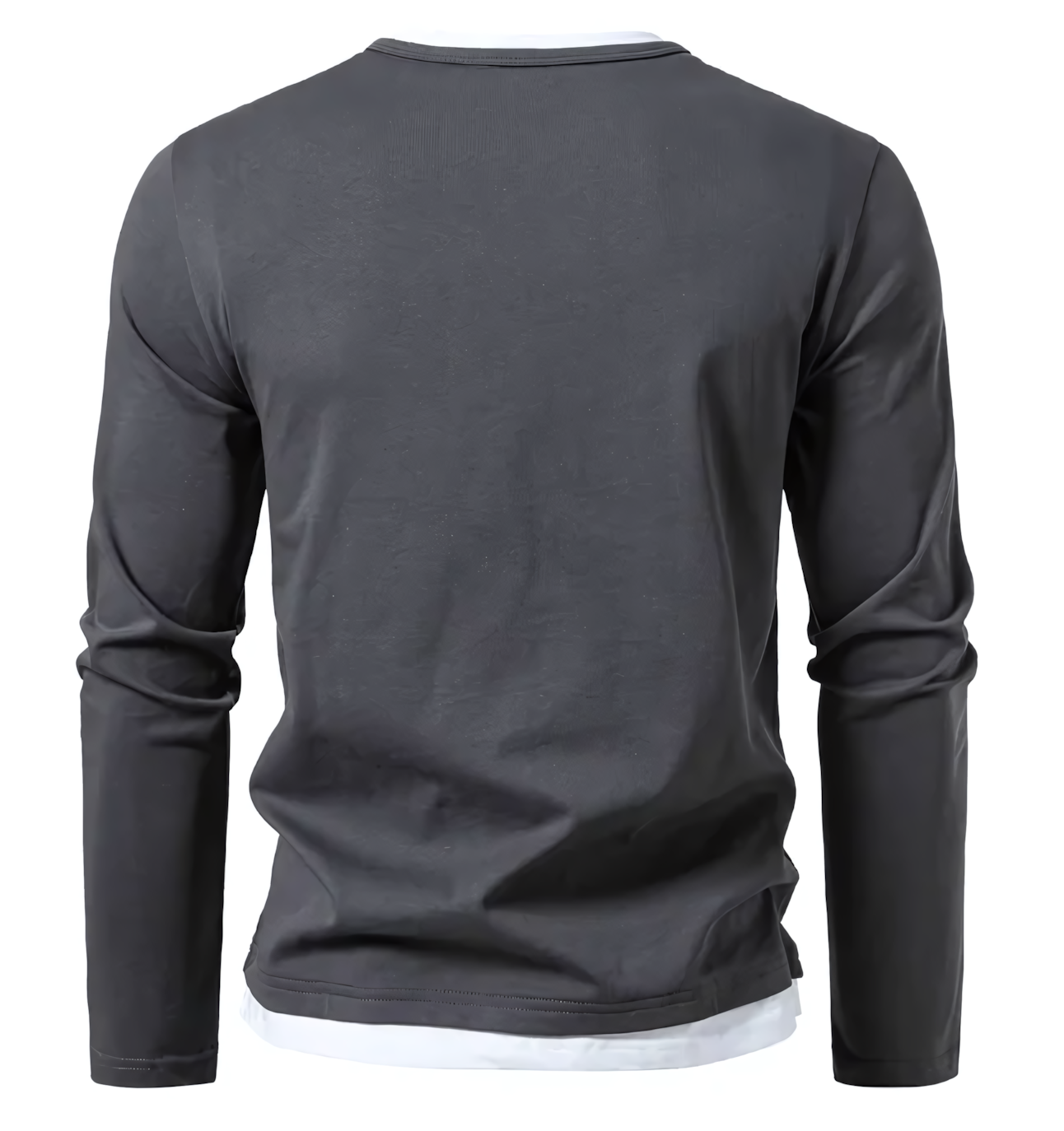 DUMONT LYON | T-SHIRT À MANCHES LONGUES EN COTON PEIGNÉ PREMIUM