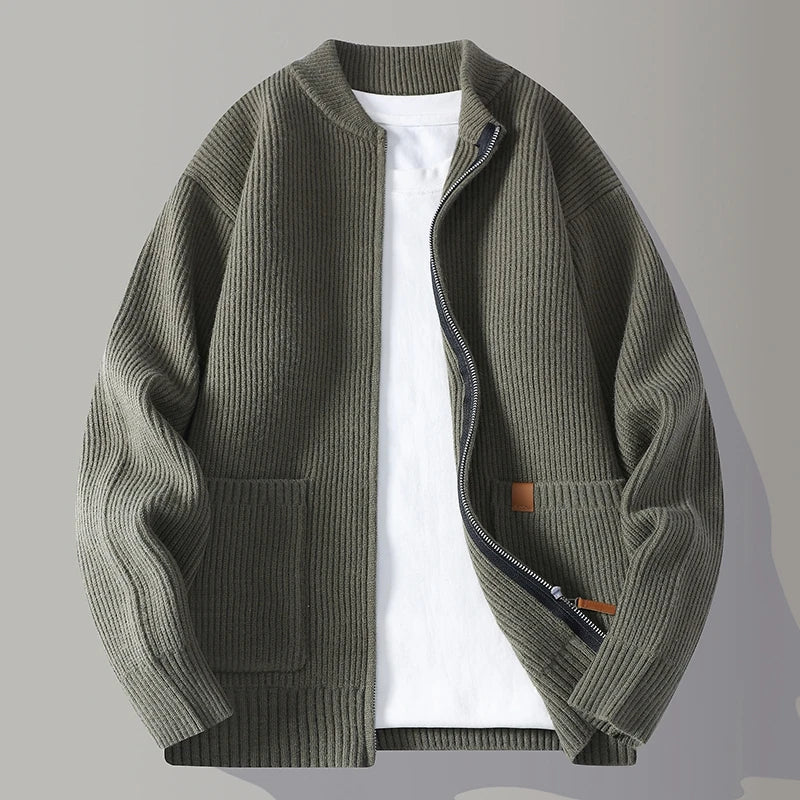 DUMONT LYON | VESTE ZIP HOMME À CÔTES