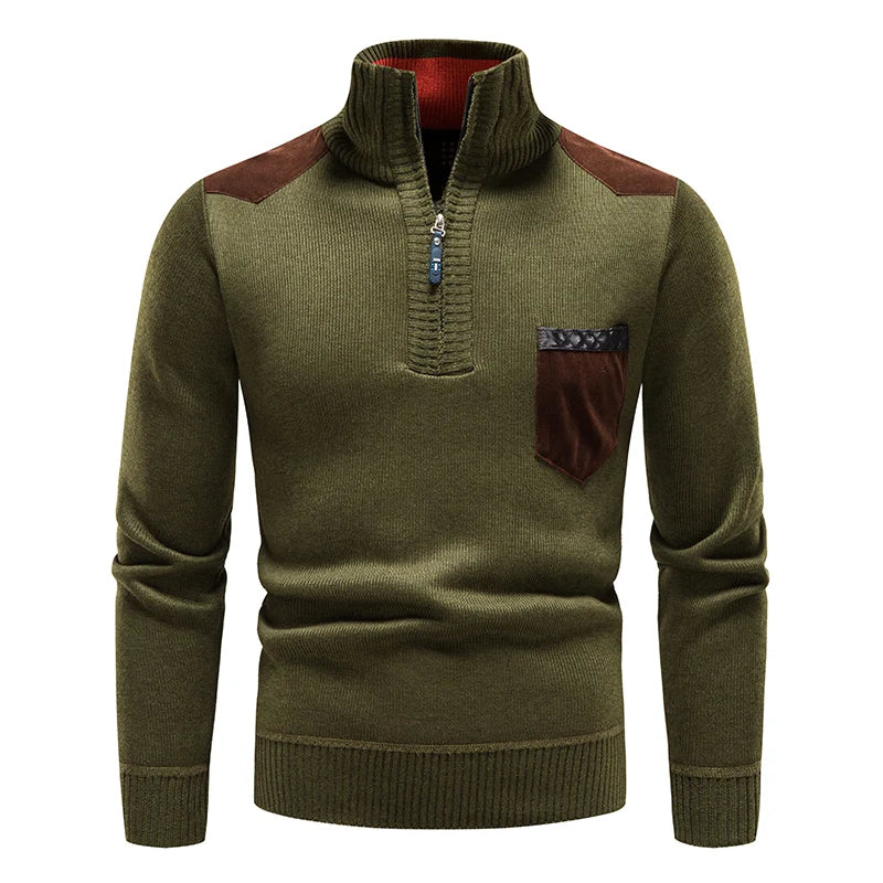 DUMONT LYON | PULL HOMME EN POLAIRE AVEC ZIP