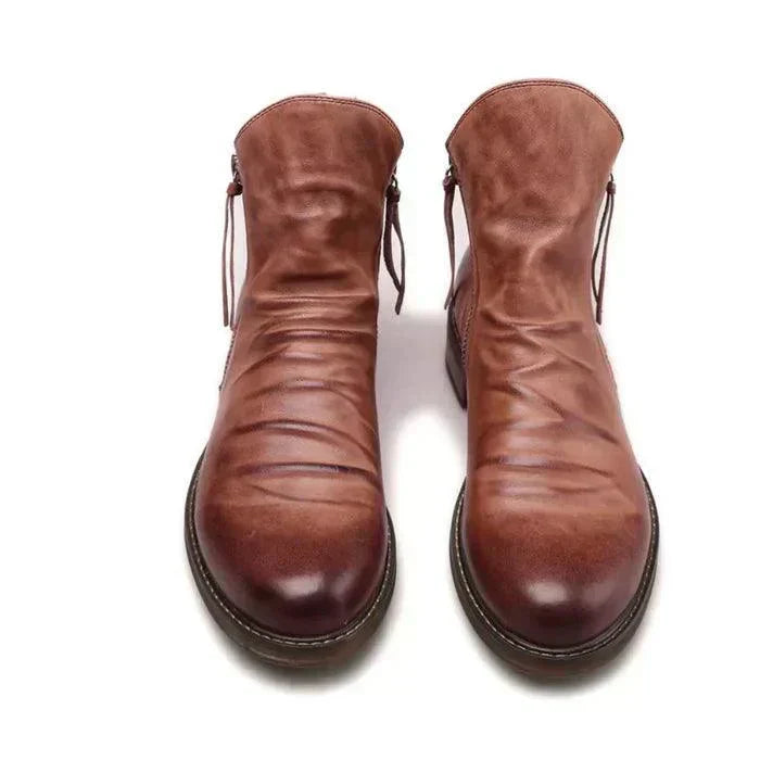 DUMONT LYON | BOTTES EN CUIR ROYAL