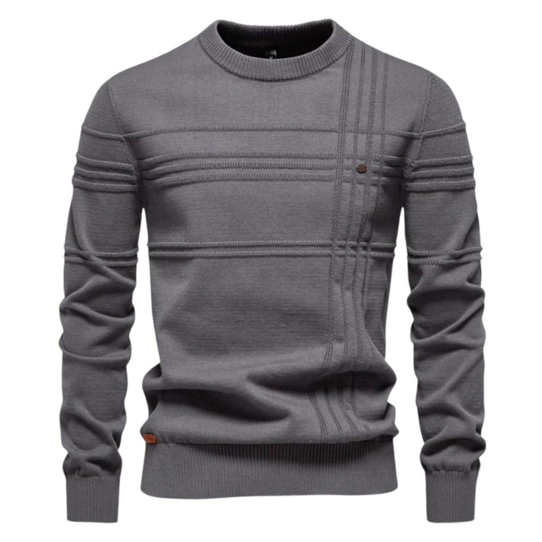 DUMONT LYON | PULL ÉLÉGANT POUR HOMME AVEC DESIGN À CARREAUX
