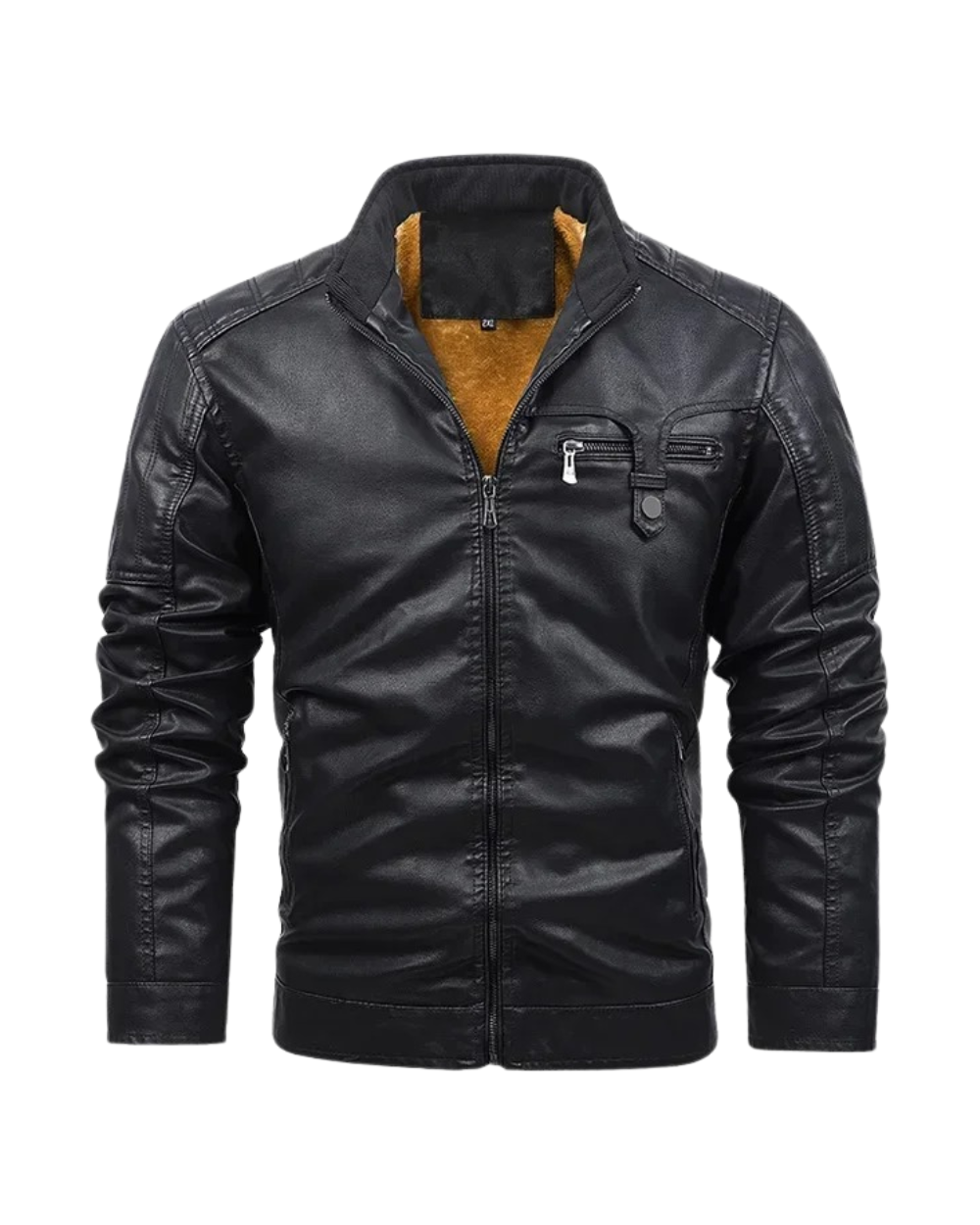 DUMONT LYON | VESTE EN CUIR DOUBLÉE DE POLAIRE RÉTRO