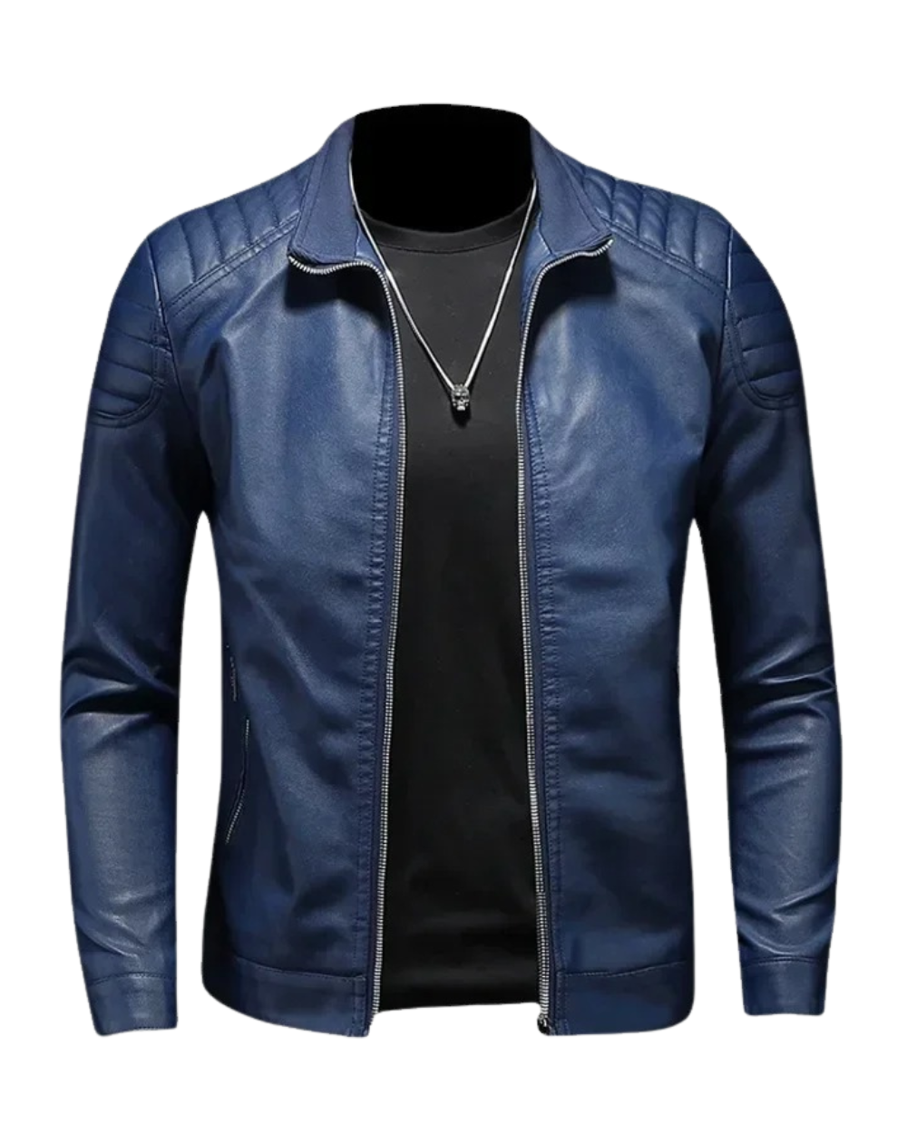 DUMONT LYON | VESTE EN CUIR AVEC COL