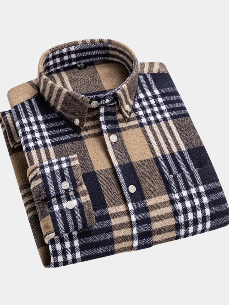 DUMONT LYON | CHEMISE À CARREAUX POUR HOMME MODERNE