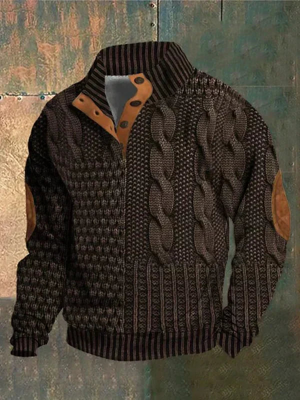 DUMONT LYON | PULL IMPRIMÉ RÉTRO