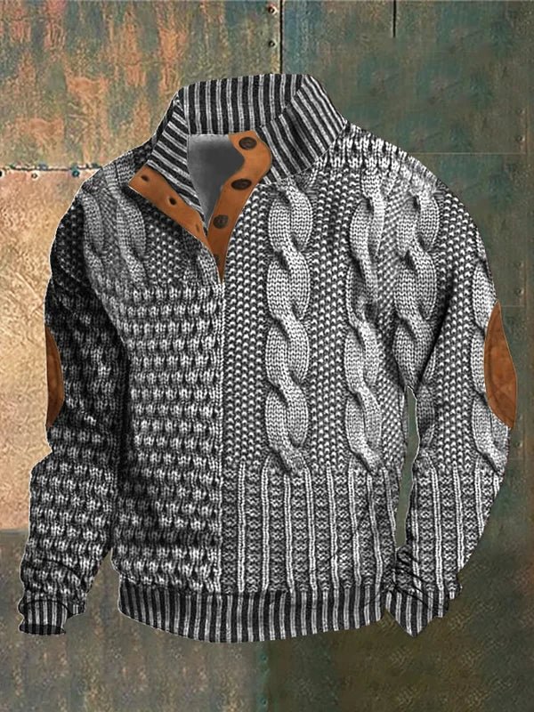 DUMONT LYON | PULL IMPRIMÉ RÉTRO