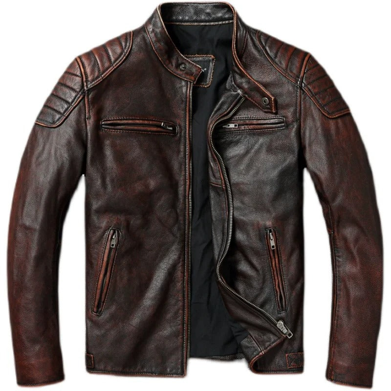DUMONT LYON | VESTE EN CUIR VINTAGE