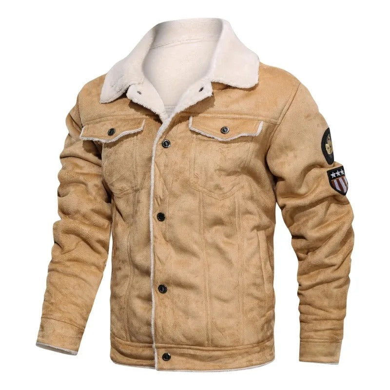 DUMONT LYON | VESTE EN CUIR EN POLAIRE ÉLÉGANTE ET CHAUDE
