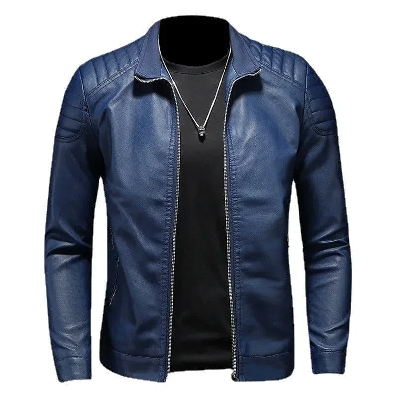 DUMONT LYON | VESTE EN CUIR AVEC COL
