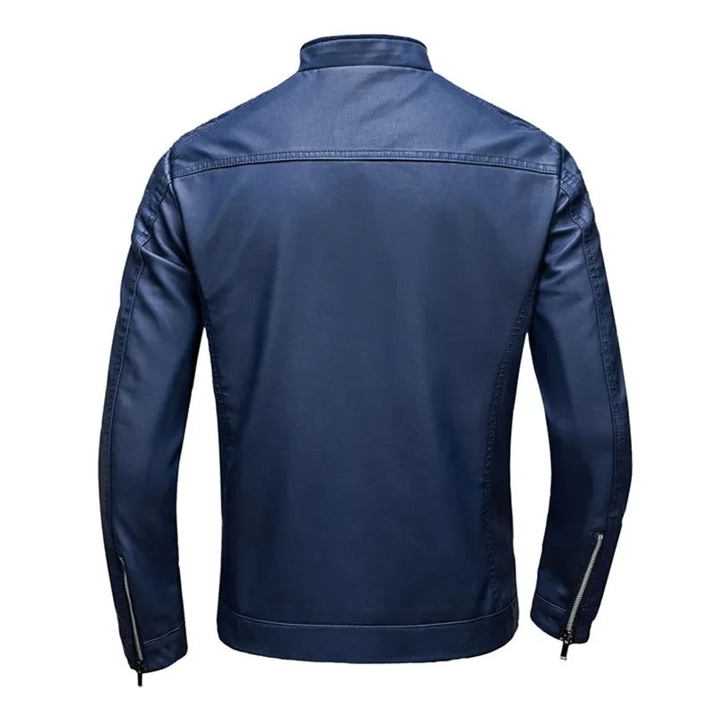 DUMONT LYON | VESTE EN CUIR AVEC COL