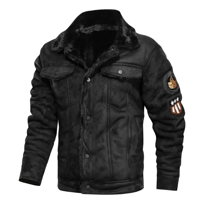 DUMONT LYON | VESTE EN CUIR EN POLAIRE ÉLÉGANTE ET CHAUDE