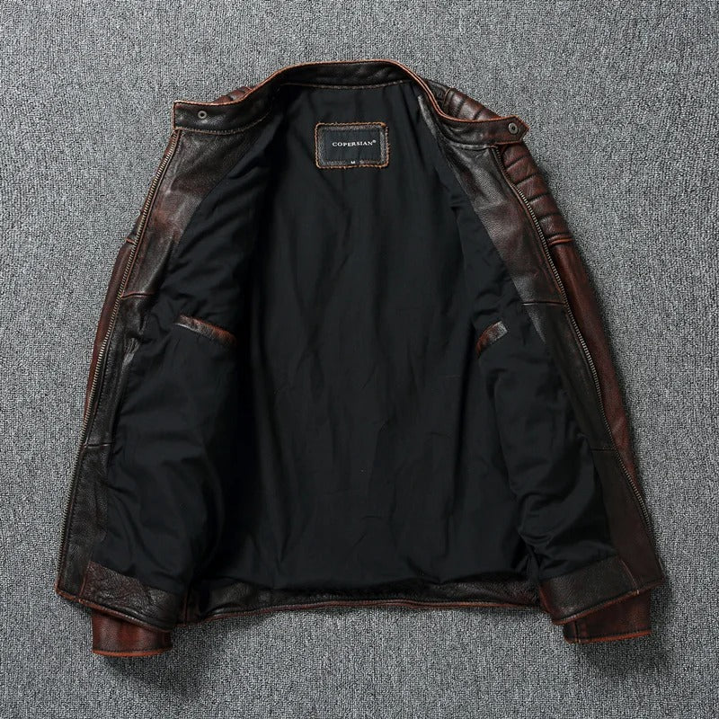 DUMONT LYON | VESTE EN CUIR VINTAGE