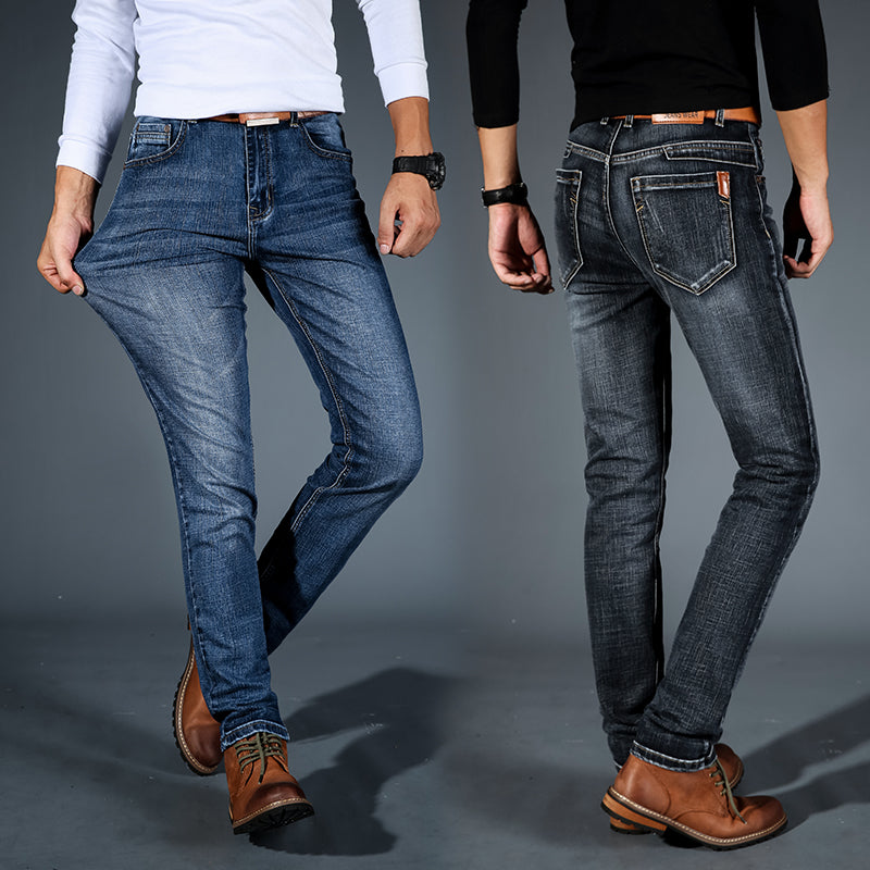 Turin | Pantalons en Denim Élastique
